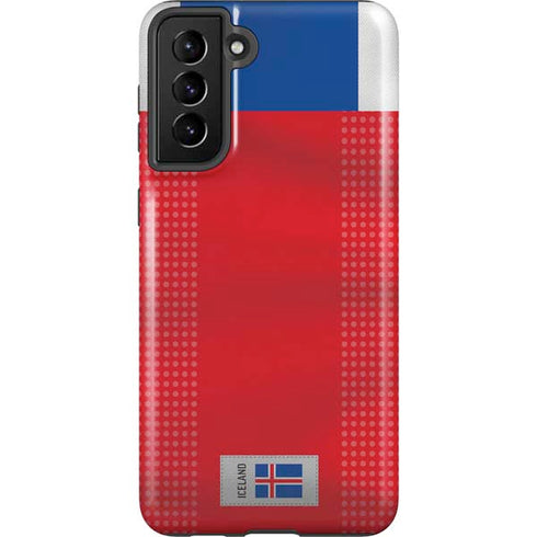 Iceland Soccer Flag Galaxy S21 Plus 5G Pro Case