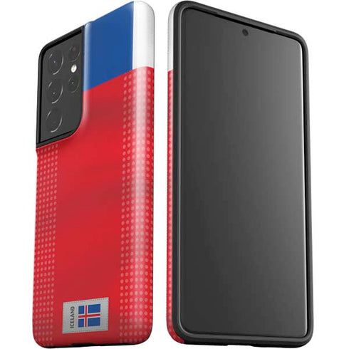 Iceland Soccer Flag Galaxy S21 Ultra 5G Pro Case