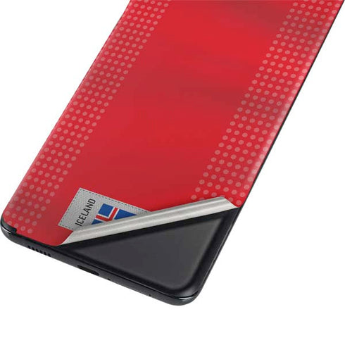Iceland Soccer Flag Galaxy S21 Ultra 5G Skin
