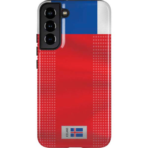 Iceland Soccer Flag Galaxy S22 Plus Pro Case