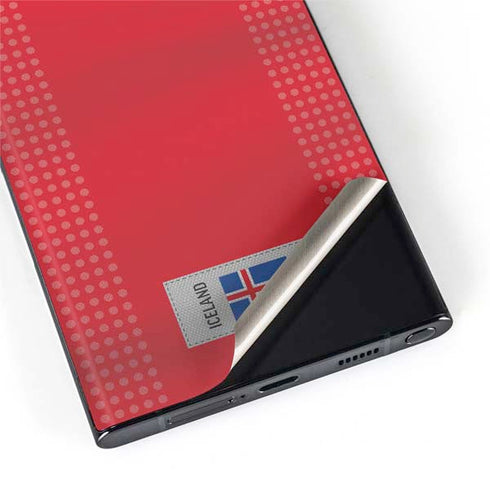 Iceland Soccer Flag Galaxy S22 Ultra Skin