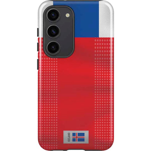 Iceland Soccer Flag Galaxy S23 Pro Case