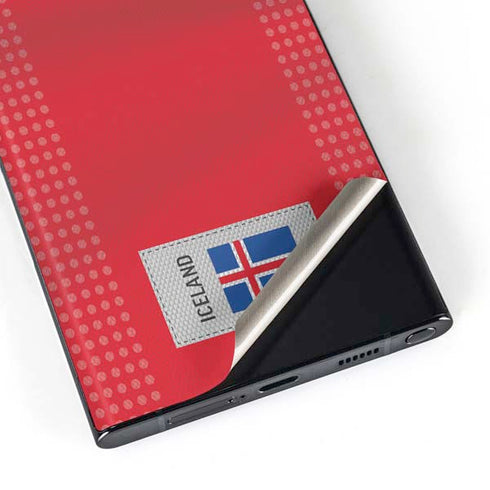 Iceland Soccer Flag Galaxy S23 Ultra Skin