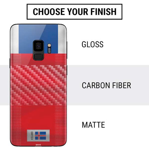 Iceland Soccer Flag Galaxy S9 Skin