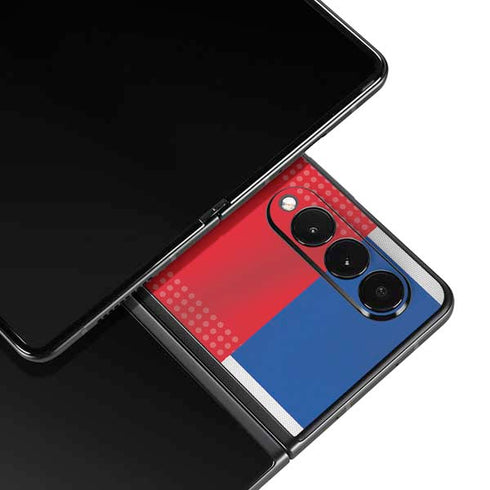 Iceland Soccer Flag Galaxy Z Fold3 5G Skin