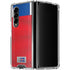 Iceland Soccer Flag Galaxy Z Fold4 5G Clear Case