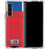 Iceland Soccer Flag Galaxy Z Fold4 5G Clear Case