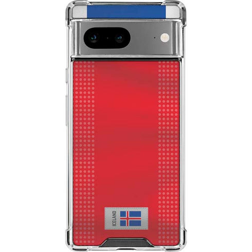 Iceland Soccer Flag Google Pixel 8 Clear Case