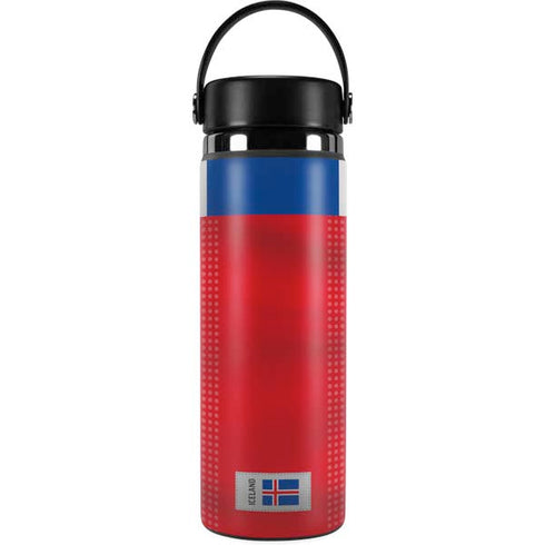 Iceland Soccer Flag Hydro Flask 20oz Wide Mouth Skin