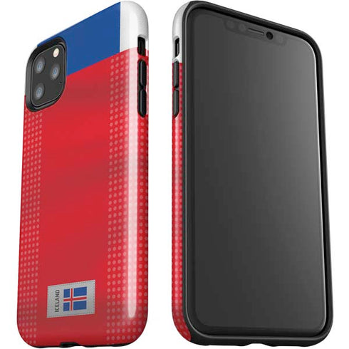 Iceland Soccer Flag iPhone 11 Pro Max Impact Case
