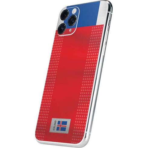 Iceland Soccer Flag iPhone 11 Pro Skin