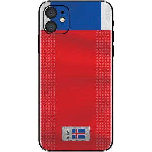 Iceland Soccer Flag iPhone 11 Skin