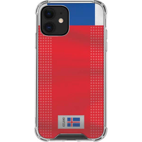Iceland Soccer Flag iPhone 12 Mini Clear Case