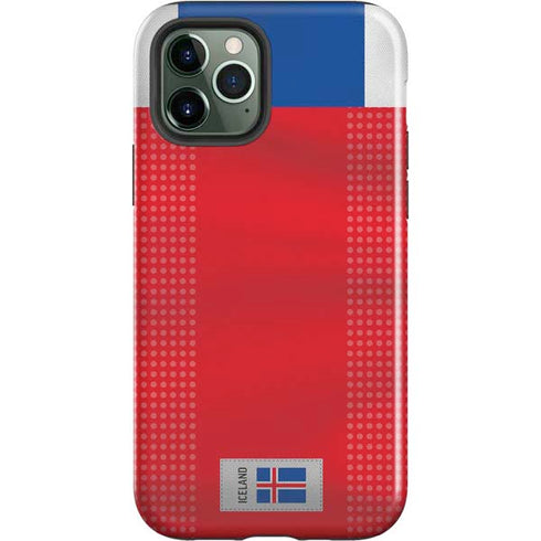 Iceland Soccer Flag iPhone 12 Pro Impact Case