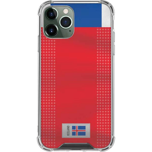 Iceland Soccer Flag iPhone 12 Pro Max Clear Case