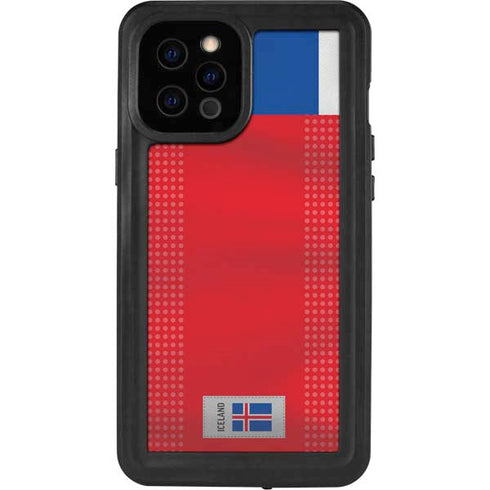 Iceland Soccer Flag iPhone 12 Pro Max Waterproof Case