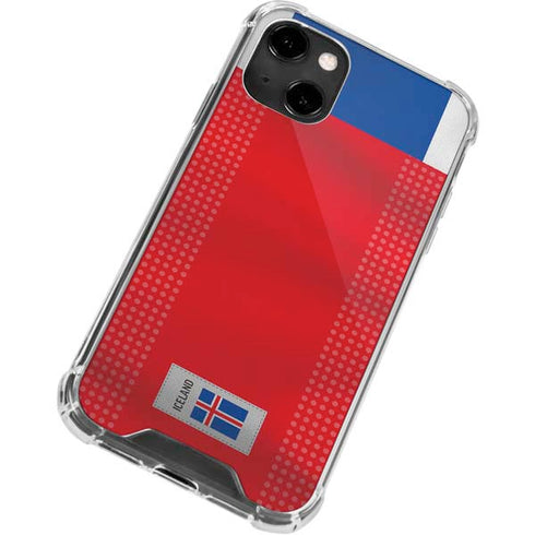Iceland Soccer Flag iPhone 13 Clear Case