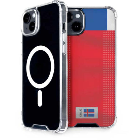 Iceland Soccer Flag iPhone 14 MagSafe Case