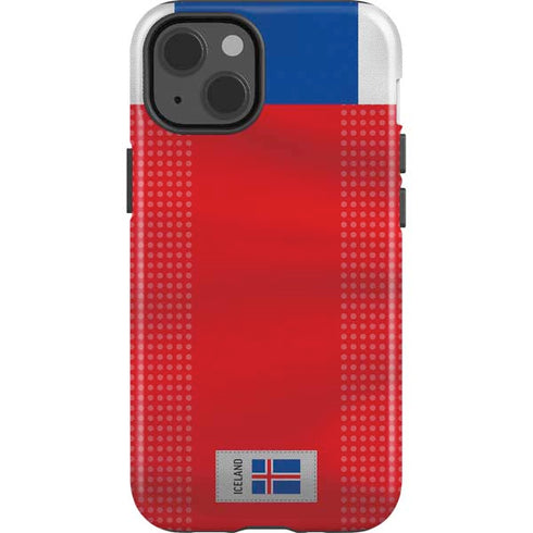 Iceland Soccer Flag iPhone 14 Impact Case