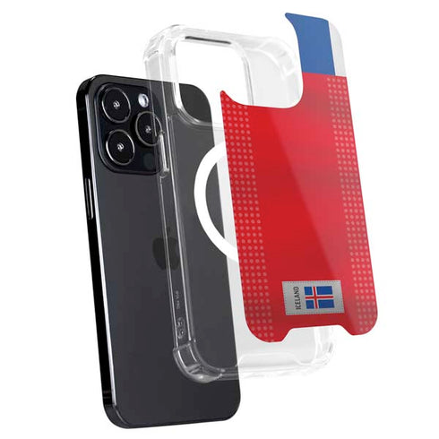 Iceland Soccer Flag iPhone 15 Pro Max MagSafe Case