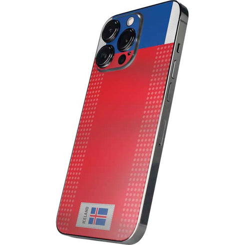 Iceland Soccer Flag iPhone 14 Pro Max Skin