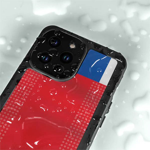 Iceland Soccer Flag iPhone 14 Pro Max Waterproof Case
