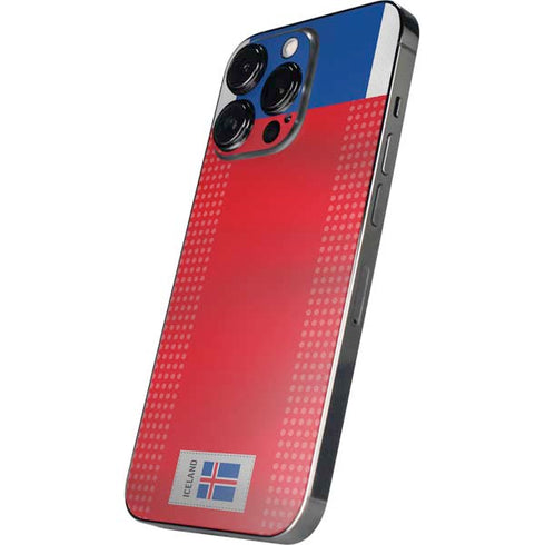 Iceland Soccer Flag iPhone 14 Pro Skin