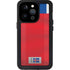 Iceland Soccer Flag iPhone 14 Pro Waterproof Case
