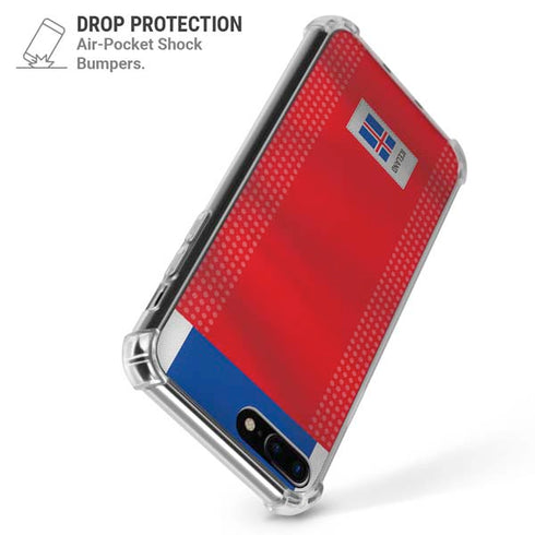 Iceland Soccer Flag iPhone 7/8 Plus Clear Case