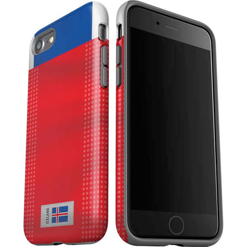Iceland Soccer Flag iPhone SE (2nd & 3rd Gen) Pro Case