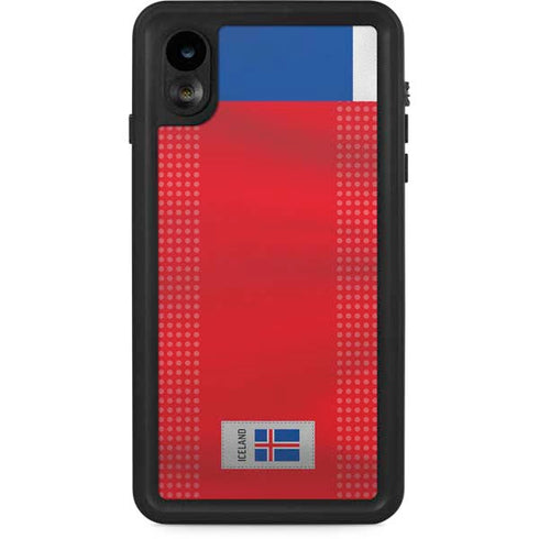 Iceland Soccer Flag iPhone XR Waterproof Case