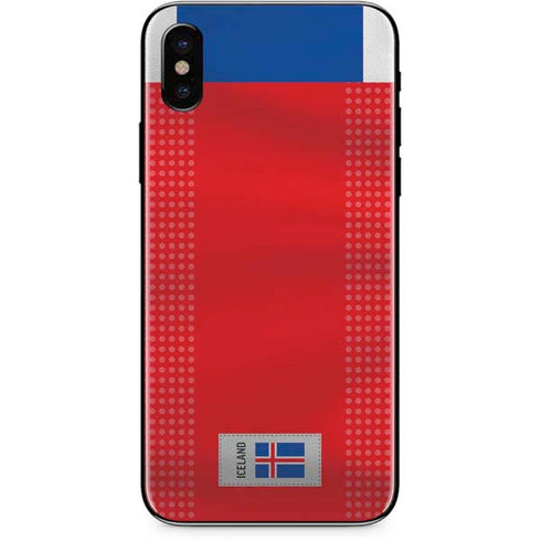 Iceland Soccer Flag iPhone XS Max Skin