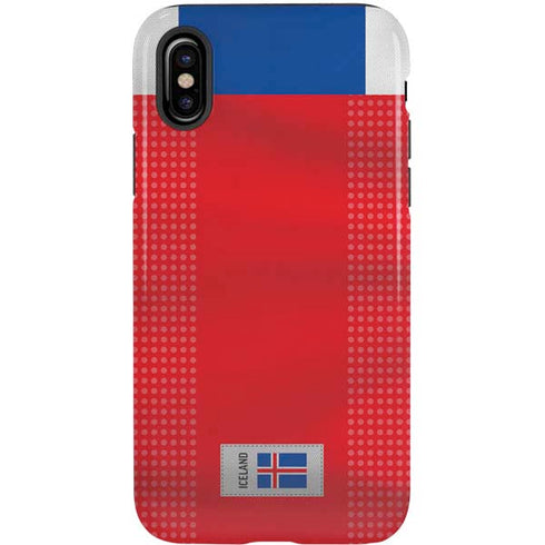 Iceland Soccer Flag iPhone XS Pro Case