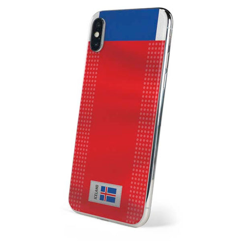 Iceland Soccer Flag iPhone XS Skin