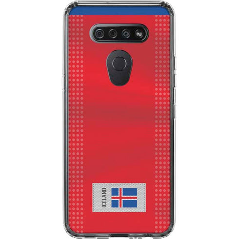 Iceland Soccer Flag LG K51/Q51 Clear Case