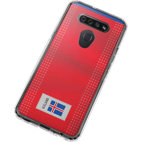 Iceland Soccer Flag LG K51/Q51 Clear Case