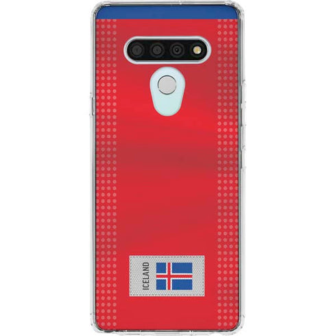 Iceland Soccer Flag LG Stylo 6 Clear Case