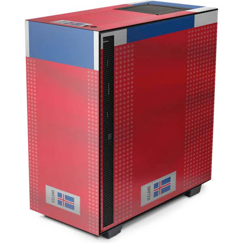 Iceland Soccer Flag NZXT H510 Compact ATX Mid-Tower Case Skin