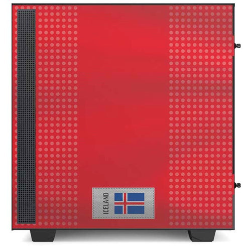 Iceland Soccer Flag NZXT H510 Compact ATX Mid-Tower Case Skin