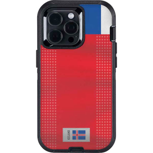 Iceland Soccer Flag Otterbox Defender iPhone Skin