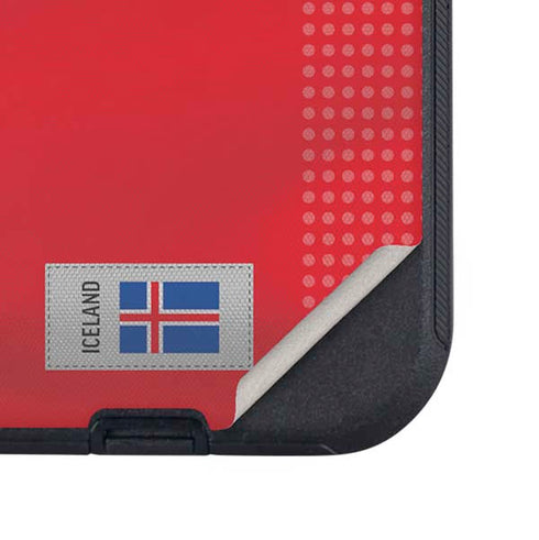 Iceland Soccer Flag Otterbox Defender iPhone Skin