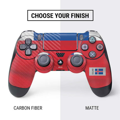 Iceland Soccer Flag PS4 Controller Skin