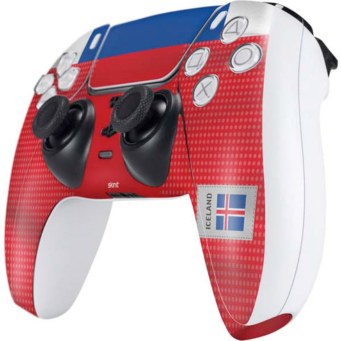 Iceland Soccer Flag PS5 Controller Skin