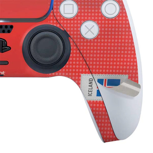 Iceland Soccer Flag PS5 Slim Digital Edition Bundle Skin