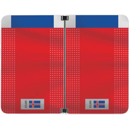 Iceland Soccer Flag Surface Duo Skin