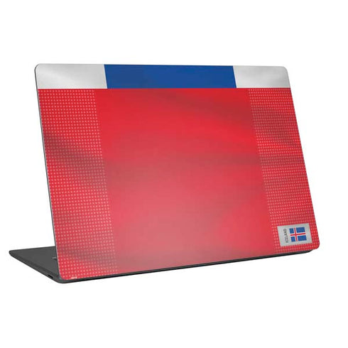 Iceland Soccer Flag Universal Laptop 17in (13.8 x 10in) Skin