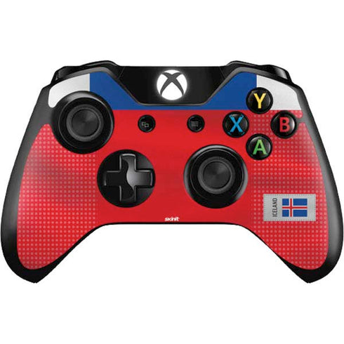 Iceland Soccer Flag Xbox One Controller Skin