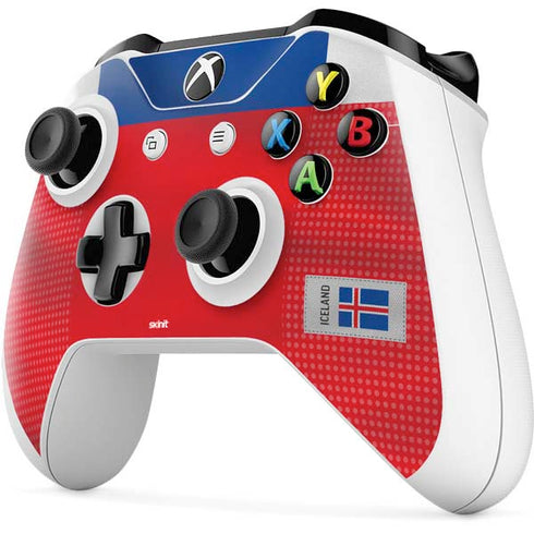 Iceland Soccer Flag Xbox One S Controller Skin