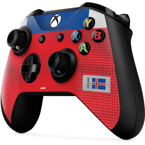 Iceland Soccer Flag Xbox One X Controller Skin