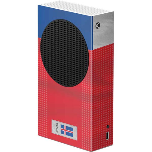 Iceland Soccer Flag Xbox Series S Console Skin
